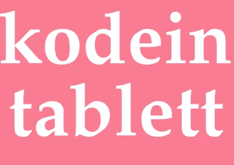 Synonym kodeintablett