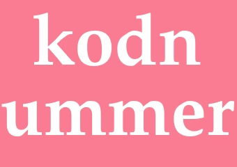 Synonym kodnummer