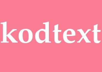 Synonym kodtext