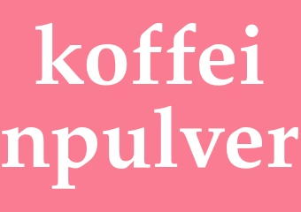 Synonym koffeinpulver