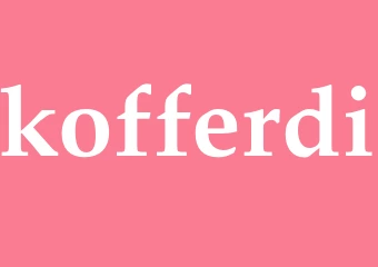 Synonym kofferdi