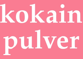 Synonym kokainpulver
