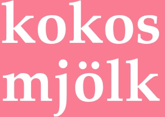 Synonym kokosmjölk