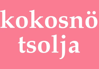 Synonym kokosnötsolja
