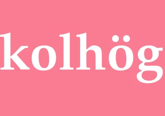Synonym kolhög