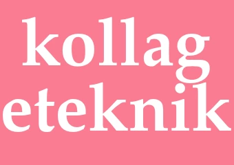 Synonym kollageteknik