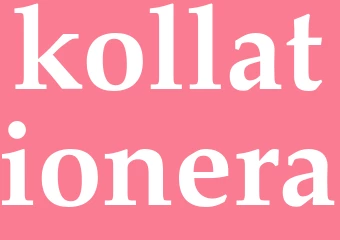 Synonym kollationera