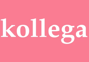 Synonym kollega
