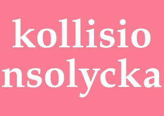 Synonym kollisionsolycka