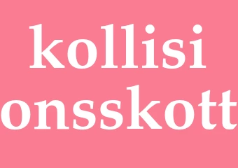 Synonym kollisionsskott