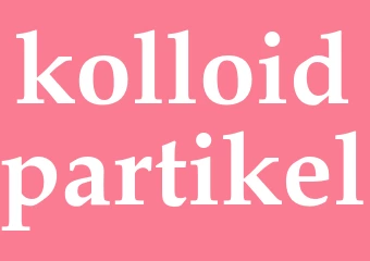 Synonym kolloidpartikel