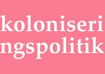 Synonym koloniseringspolitik