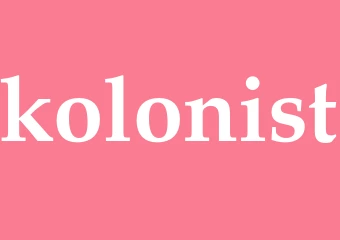 Synonym kolonist