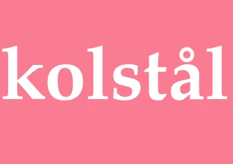 Synonym kolstål