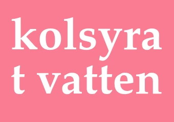 Synonym kolsyrat vatten