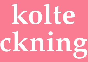 Synonym kolteckning