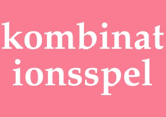 Synonym kombinationsspel