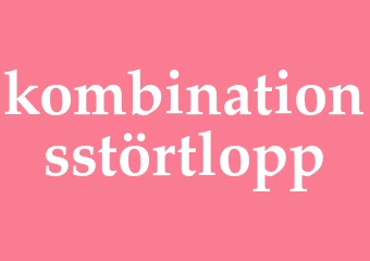 Synonym kombinationsstörtlopp