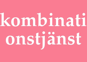 Synonym kombinationstjänst