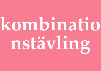 Synonym kombinationstävling