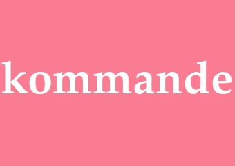 Synonym kommande