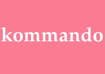 Synonym kommando