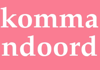 Synonym kommandoord