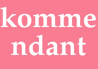 Synonym kommendant