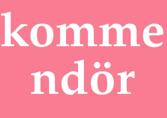 Synonym kommendör