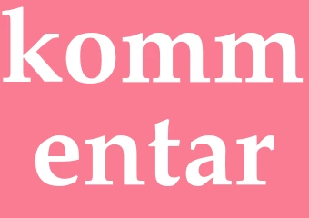 Synonym kommentar
