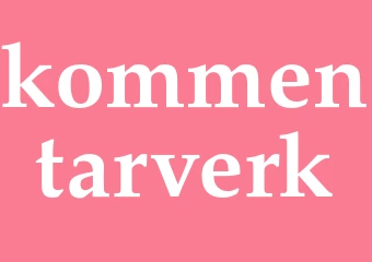 Synonym kommentarverk