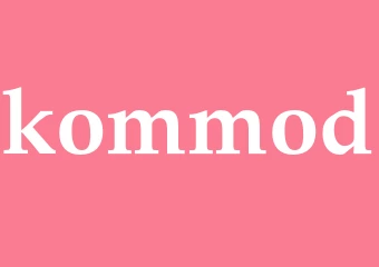 Synonym kommod