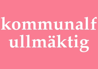 Synonym kommunalfullmäktig