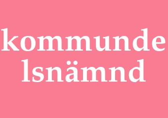 Synonym kommundelsnämnd