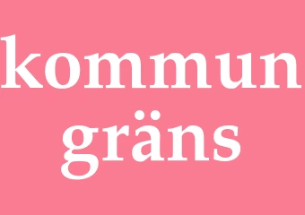 Synonym kommungräns