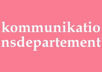 Synonym kommunikationsdepartement