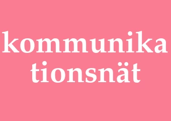 Synonym kommunikationsnät