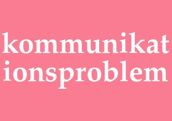 Synonym kommunikationsproblem