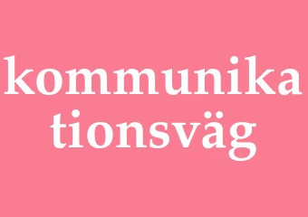 Synonym kommunikationsväg