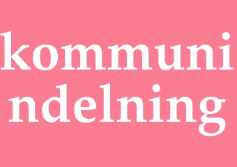 Synonym kommunindelning