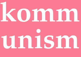 Synonym kommunism