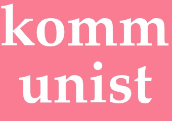 Synonym kommunist