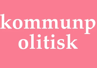 Synonym kommunpolitisk