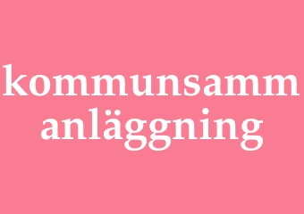 Synonym kommunsammanläggning