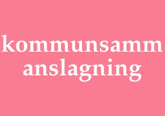 Synonym kommunsammanslagning