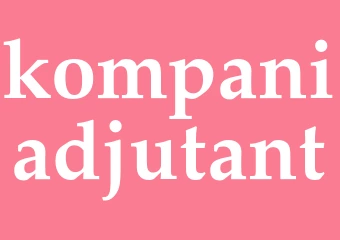 Synonym kompaniadjutant