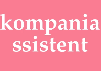 Synonym kompaniassistent