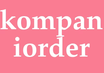 Synonym kompaniorder