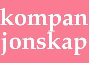 Synonym kompanjonskap