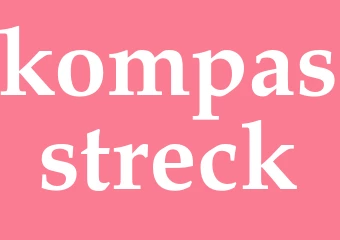 Synonym kompasstreck